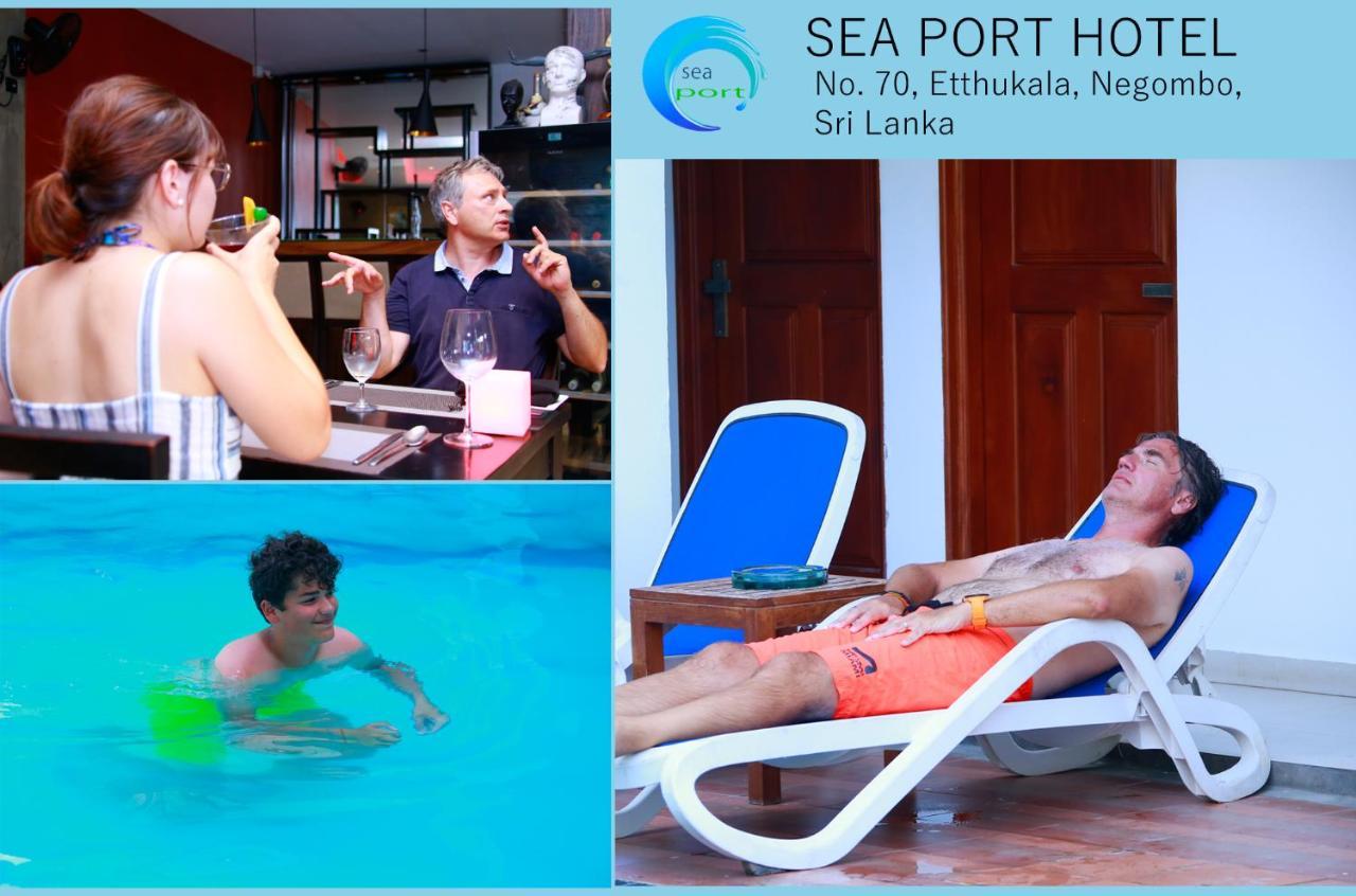 Sea Port Hotel Negombo Esterno foto